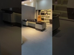 أثاث مكتب حديث على شكل حرف L لمدير مدير الرئيس التنفيذي Boss ODM