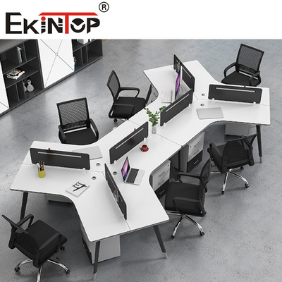 2 4 6 People Office Partition Cubicle Workstation تصميم حديث أثاث المكاتب