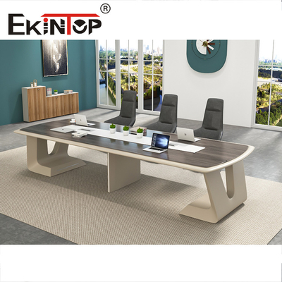 حديث MDF Woden مكتب طاولة اجتماعات MT-54-1 اجتماع 2.4m