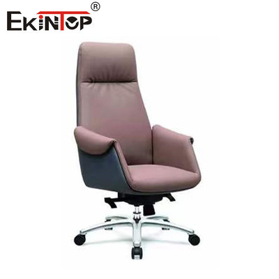 كرسي مكتب الجلد المتحرك الداخلي PU ERGONOMIC High Back ODM