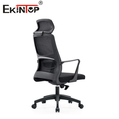 كرسي مكتب خلفي أسود قابل للنفس مع وظيفة تدوير PP Armrest