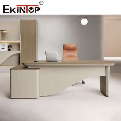 Ekintop High Tech Executive Luxury Wood CEO Boss Room Office Desk